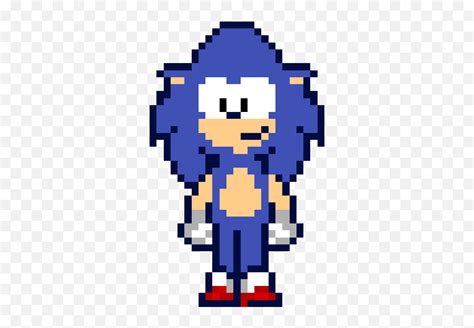 Deltarune Styled Sonic Sprite Vector Graphics Png Sonic Sprite Png