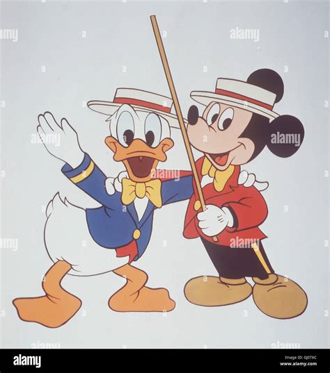 Disneys Donald Duck Und Micky Maus Stockfotografie Alamy