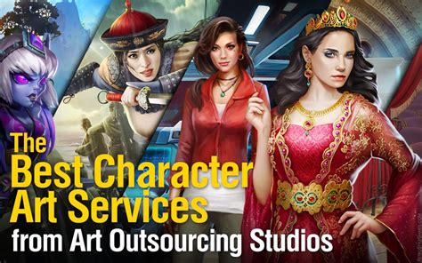 The Best Character Art Services From Art Outsourcing Studios