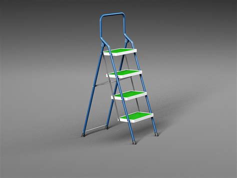 Household 3d Ladder Cgtrader