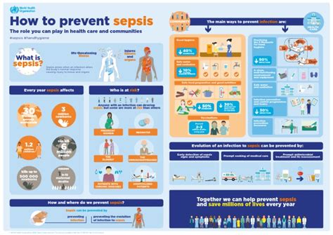 Sepsis Infographic A2 Infection Public Health