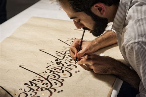 Arabic Calligraphy Artist Dubai Calligraphy Modern Painting Uae Dubai Saifi Sheikh Artist