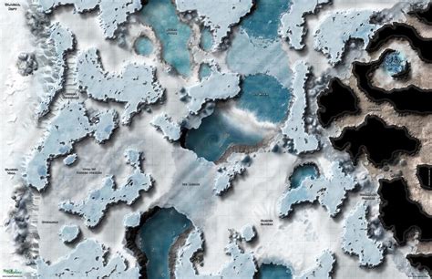 The Glacial Rift Map From Forsaken Lands Iv Presents Icy Caverns