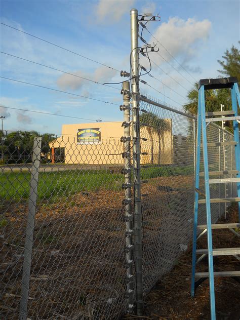 An electric fence is a barrier that uses electric shocks to deter people and other animals from crossing a boundary. ELECTRIC FENCE MONITOR | High Voltage Security Perimeter ...