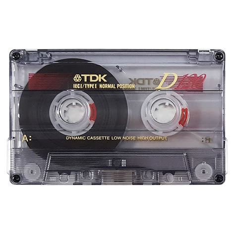 TDK D120 (1995-97) ferric blank audio cassette tapes - Retro Style Media
