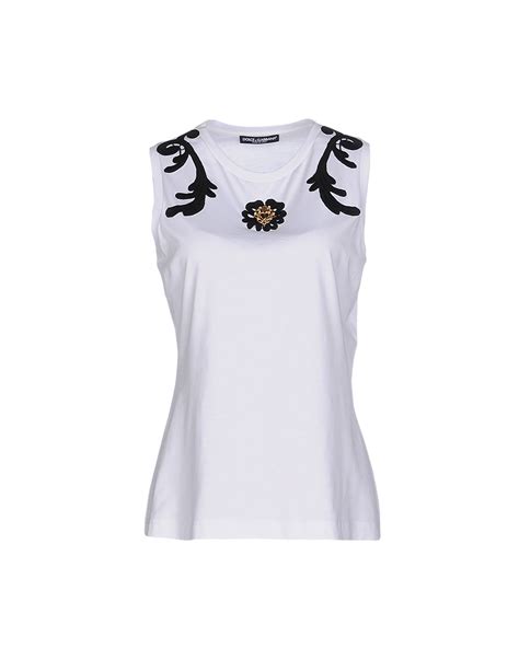 Dolce And Gabbana T Shirt In White Lyst