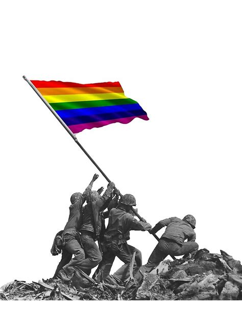soldiers raising lgbt gay pride flag at iwo jima mini skirt by tpz757 redbubble
