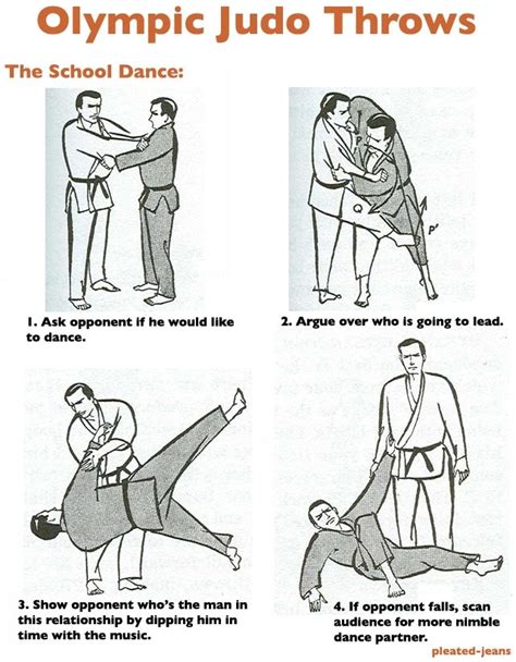 The Instructions For How To Do An Olympic Jido Throw