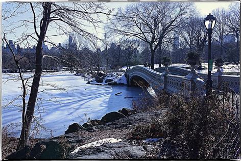 Winter Of Bow Bridge Central Park N Y C Photograph By Nick Difi Fine