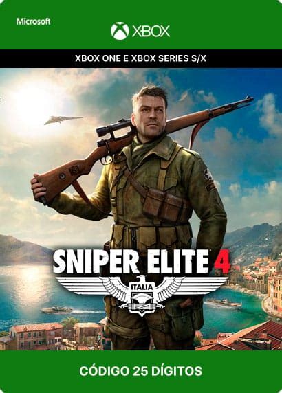 Sniper Elite 4 Xbox One Código 25 Dígitos Gameforfun
