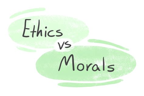 Ethics Vs Morals In English Langeek