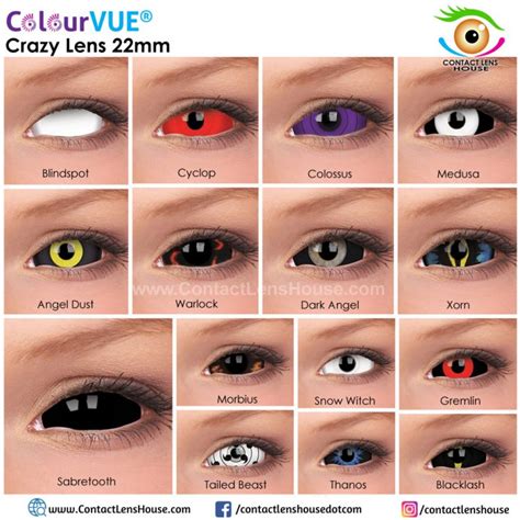 Colourvue 22mm Angel Dust Crazy Colored Contacts