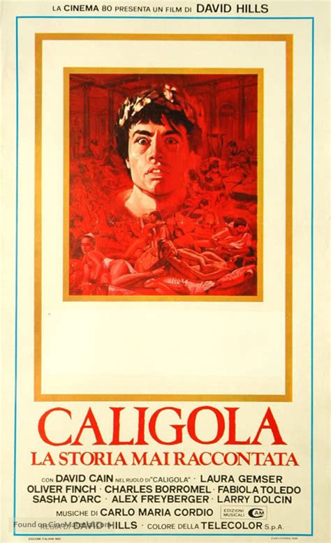 Caligola La Storia Mai Raccontata 1982 Italian Movie Poster