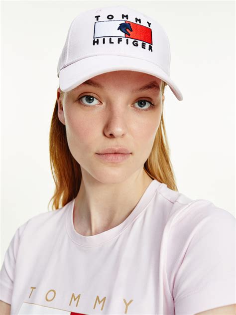 Tommy Hilfiger Equestrian Statement Baseball Cap Woman Spicehorse