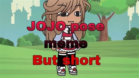 Jojo Pose Meme Roblox Short Youtube