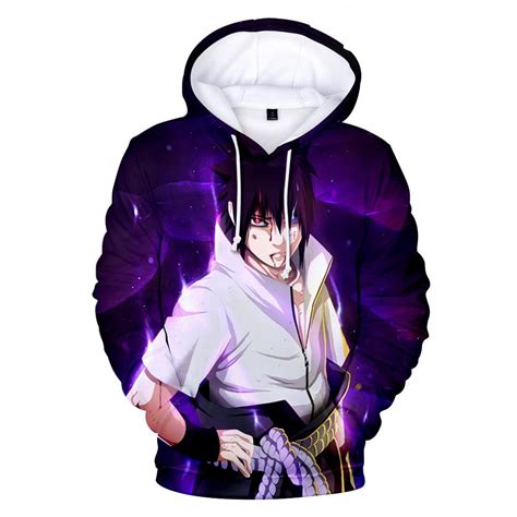 Naruto Hoodies Naruto Anime Series Injured Sasuke Hoodie Odbary Store