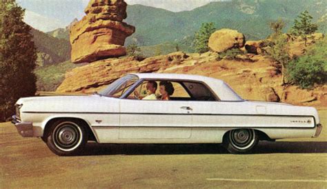 Chevrolet Impala Sport Coupe 1964 Mad Men Art Vintage Ad Art Collection