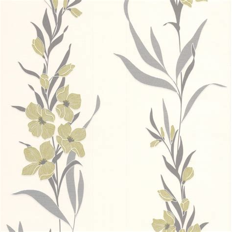 Shop Superfresco Easy Green Paper Floral Wallpaper At