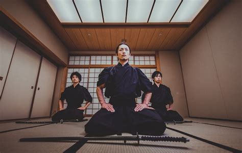 Premium Photo Samurai Training In A Traditional Dojo In Tokyo