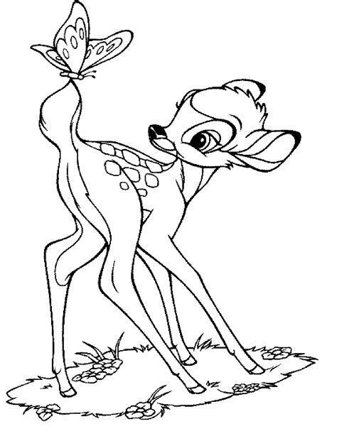 Free printable kindergarten coloring pages. Free Printable Bambi Coloring Pages For Kids
