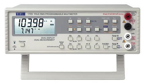 1705 Series Discontinued: 4.25 digit Dual Measurement LCD Bench ...