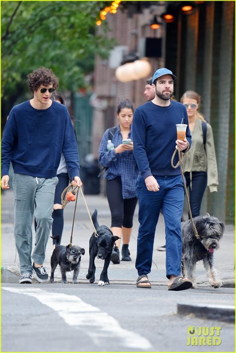 Zachary Quinto Miles Mcmillan Share Some Sweet Pda In Nyc Photo