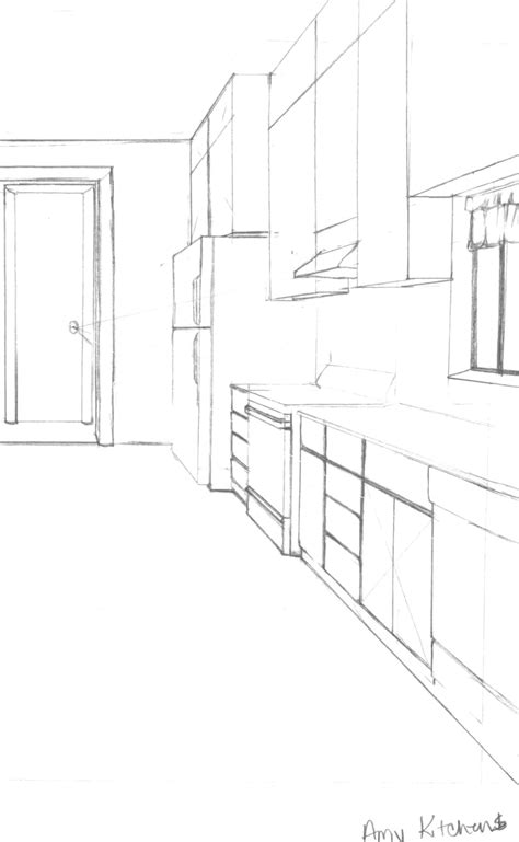 Kitchen Design Drawing At Getdrawings Free Download