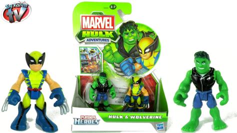 Playskool Heroes Marvel Hulk Adventures Hulk And Wolverine Figure Set