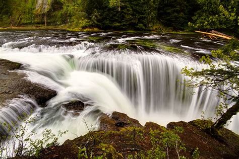 Lower Lewis River Falls Washington River Falls North America Road