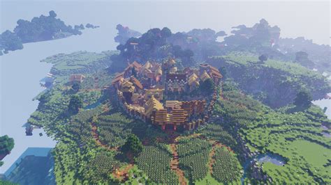 Custom Minecraft 114 Village Makeover Minecraft Castle Designs