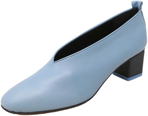 Gray Matters Womens Mildred Classica Pump Cielo Nero Leather 8m