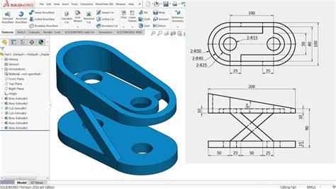 Solidworks Tutorial For Beginners Exercise 22 Youtube