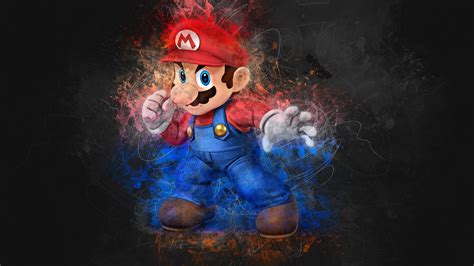 Wallpaper Hero Artwork Super Mario Bros Mario