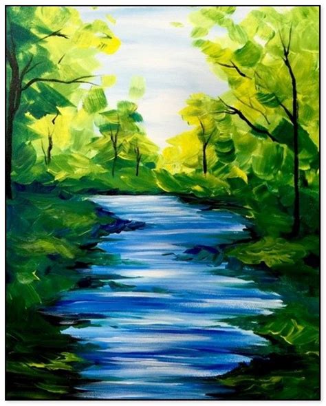 56 Easy And Simple Landscape Painting Ideas