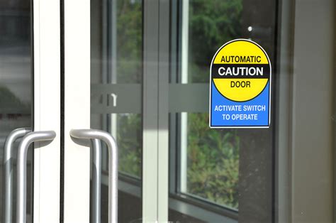 Signs For Glass Doors Photos