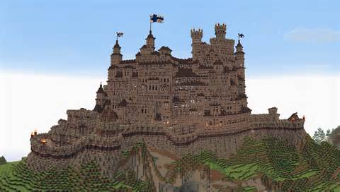 Plaunitz Castle An Improvised Hill Fortress Minecraft Project