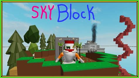 Roblox Sky Block Lets Play Youtube