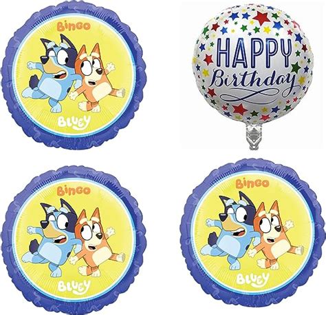 Anagram 18 Bluey Bingo Balloons Bluey Birthday Party
