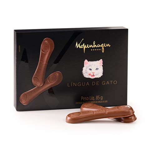 Caixa De Chocolate Lingua De Gato
