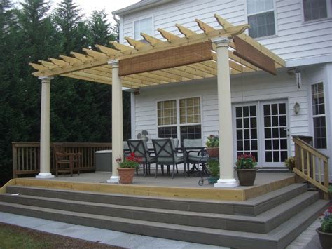 Wrap Around Deck And Pergola Traditional Landscape Other Metro