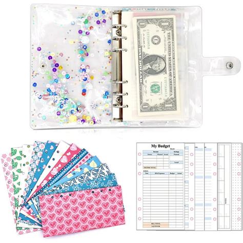 A6 Refillable Pvc Finances Organizer 2021 Weekly And Monthly Personal