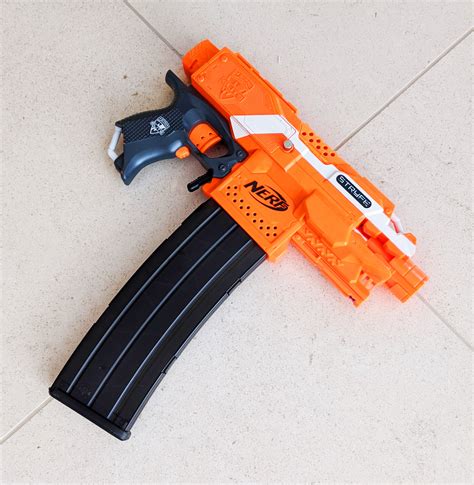 Modified Full Auto Nerf Stryfe From Pdk Films 22 Etsy
