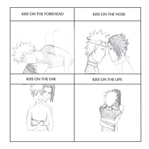 Sasuke Naruto Cute Kiss Meme By Maria Ber0312 On Deviantart