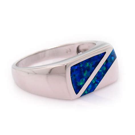 Find the perfect silver rings online at shiels jewellers. Australian Opal .925 Sterling Silver Mens Ring
