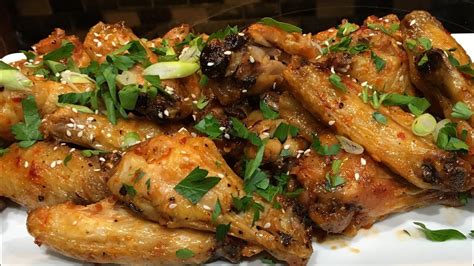 sweet and spicy chili garlic and ginger chicken wings vlogmas holiday series day 8 youtube