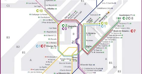 El Ocio De Los Huevos Fritos Mapa De Cercan As Renfe De Madrid