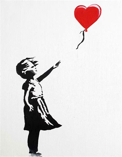 Quality Banksy Art Prints Photo Print Girl With Balloon 5e5