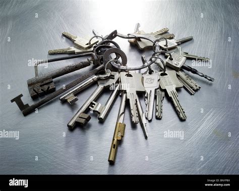 Ring Of Keys Stock Photo Alamy