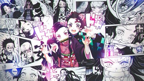 1360x768 Nezuko And Tanjirou Manga Desktop Laptop Hd Wallpaper Hd