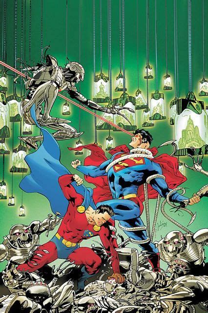 Superman And Mon El Vs Brainiac By Cafu Lsh Legion Of Super Heroes